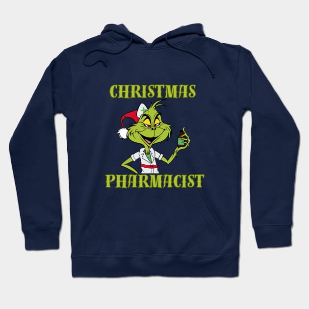 Pharmacy Xmas Hoodie by BukovskyART